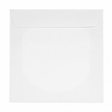 Конверты для CD/DVD (125х125 мм) с окном, бумажные, клей декстрин, КОМПЛЕКТ 25 шт., BRAUBERG, 123599