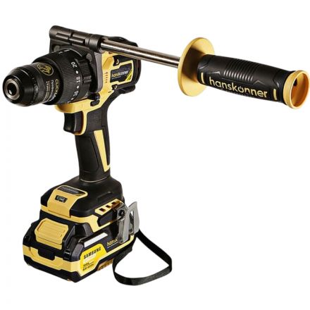 Дрель акк б/щ уд.Hanskonner PLATINUM,18В,1BatterySystem,SAMSUNG HCD20165PRO