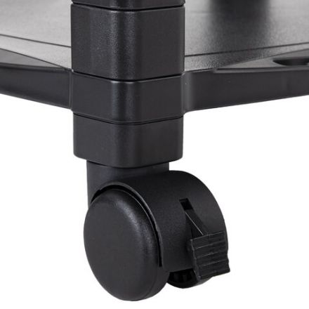 Подставка для принтера BRAUBERG передвижная, с 3 полками и 1 ящиком, 500x435х335 мм, 510188 Подставка для принтера BRAUBERG передвижная, с 3 полками и 1 ящиком, 500x435х335 мм, 510188