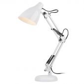 Светильник настольный ЭРА N-123-Е27-40W-W белый (12/96)