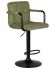 Стул барный DOBRIN KRUGER ARM BLACK, зеленый вельвет (LAR-E2041-7)
