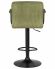 Стул барный DOBRIN KRUGER ARM BLACK, зеленый вельвет (LAR-E2041-7)