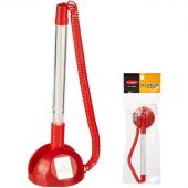 Ручка шариковая на красной подставке Beifa синяя на липучке с пружиной (толщина линии 0.5 мм) Ручка шариковая на красной подставке Beifa синяя на липучке с пружиной (толщина линии 0.5 мм)