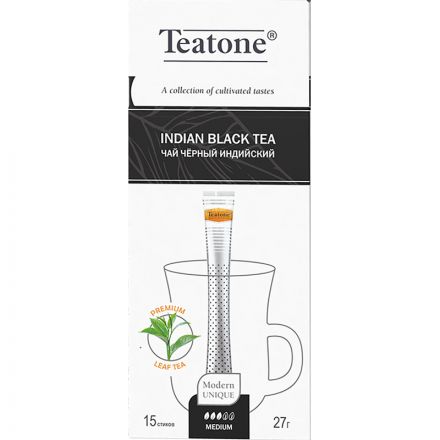 Чай Teatone Black Tea черный 15 стиков