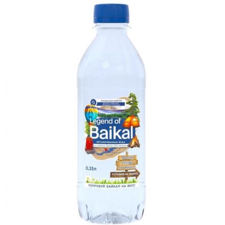 Вода питьевая LEGEND of BAIKAL негаз., 0,33л ПЭТ (U) Вода питьевая LEGEND of BAIKAL негаз., 0,33л ПЭТ (U)