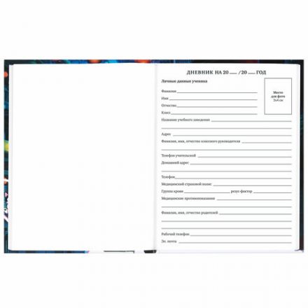 Дневник 1-11 класс 40 л., твердый, BRAUBERG, глянцевая ламинация, "Где котик?", 106858