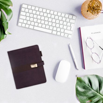 Ежедневник-органайзер недатированный В6 150х190 мм BRAUBERG "Orion", под кожу, 160 л., коричневый, 116210