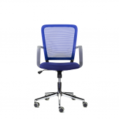 Кресло М-806 Хэнди/Handy greyPL хром  Ср JD-06/D26-39 (синий)