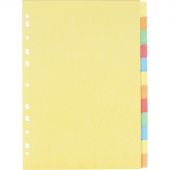 Разделитель листов Attache А4 картонный 12 листов разноцветный (297х210 мм)
