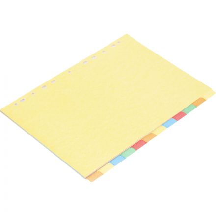 Разделитель листов Attache А4 картонный 12 листов разноцветный (297х210 мм)