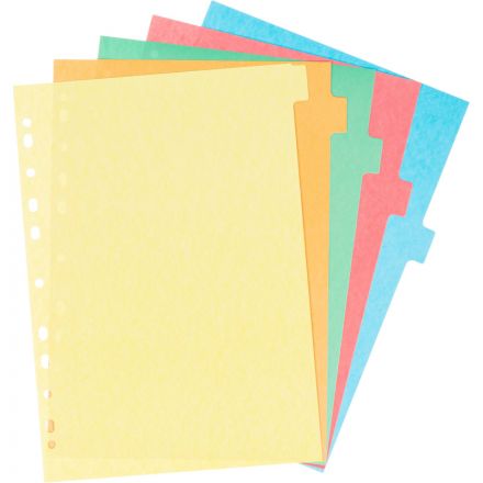 Разделитель листов Attache А4 картонный 12 листов разноцветный (297х210 мм)