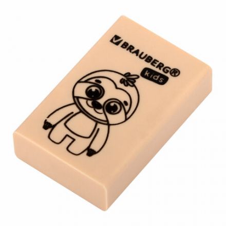 Ластик BRAUBERG KIDS "Школьный", 26х17х7 мм, прямоугольный, пастельные цвета ассорти, 271991 Ластик BRAUBERG KIDS "Школьный", 26х17х7 мм, прямоугольный, пастельные цвета ассорти, 271991