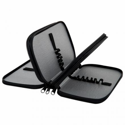 Пенал ЮНЛАНДИЯ, 3 отделения, картон с эффектом soft-touch, 19х11 см, "Fire ball", 273501