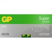 Батарейки GP Super AAA/LR03/24A алкалин., 10 шт/уп. GP24A-B10