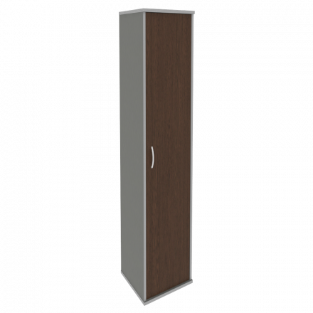 Riva Шкаф высокий узкий правый А.СУ-1.9 (R) Венге металлик 404*365*1980