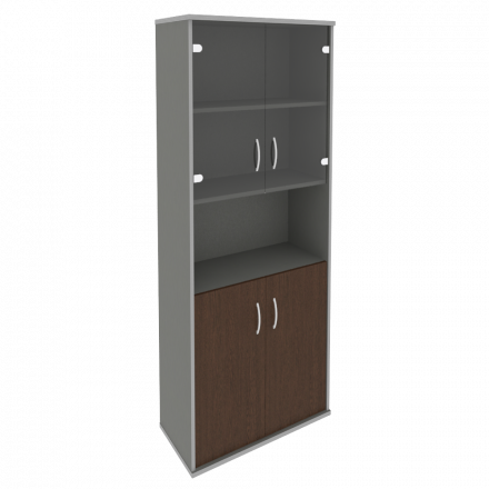 Riva Шкаф высокий широкий А.СТ-1.4 Венге металлик 770*365*1980