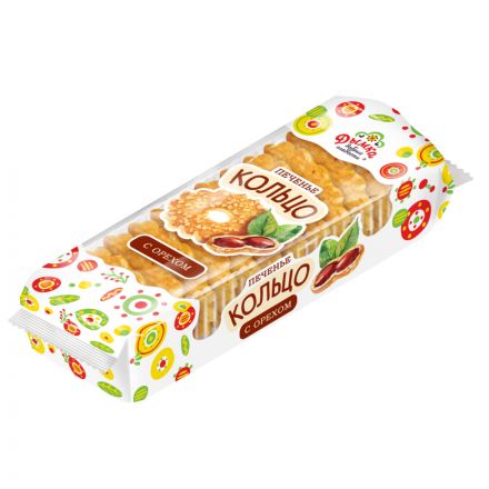 Печенье Дымка Кольцо с орехом, 225г