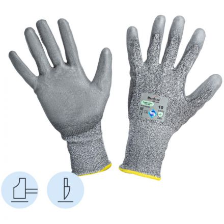 Перчатки защитные от порезов Manipula Стилкат ПУ 5 (HPP-107/MG-466)р10