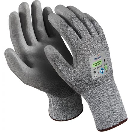 Перчатки защитные от порезов Manipula Стилкат ПУ 5 (HPP-107/MG-466)р10