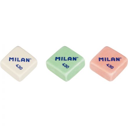 Ластик каучуковый Milan 430, цв. в ассорт