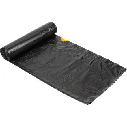 Мешки для мусора ПВД 120л 30мкм 10шт/рул черн 70х110см, с завязк Мешки для мусора ПВД 120л 30мкм 10шт/рул черн 70х110см, с завязк