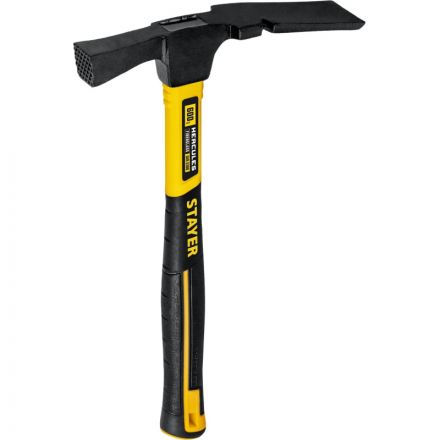 Молоток каменщика с фиберглас. рукояткой STAYER  Hercules 600г(20161_z01)