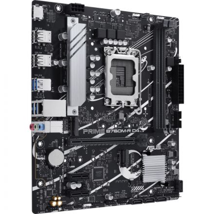 Материнская плата ASUS PRIME B760M-R D4, LGA1700,2xDDR4,(90MB1HA0-M0EAY0)