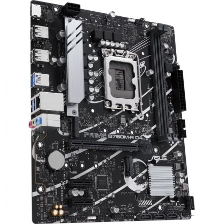 Материнская плата ASUS PRIME B760M-R D4, LGA1700,2xDDR4,(90MB1HA0-M0EAY0)