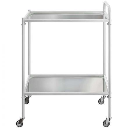 Стол процедурный MEG_передв.метал. с 2 стекл.полк. СПп-01-МСК (код 501-01М)