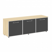 Yalta Тумба модульная LT.TS-3.5 black Акация/Стекло black 1642*450*580