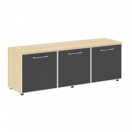 Yalta Тумба модульная LT.TS-3.5 black Акация/Стекло black 1642*450*580 Yalta Тумба модульная LT.TS-3.5 black Акация/Стекло black 1642*450*580