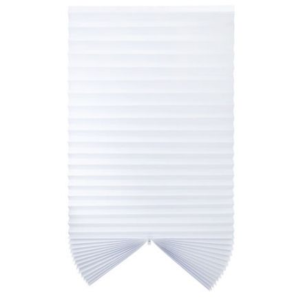 Жалюзи-плиссе, штора бумажная самоклеящаяся BRABIX, 60х180 см, ЭКО, 80 г/м2, цвет белый, 1 шт., 700001