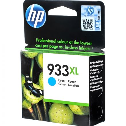 Картридж струйный HP 933XL CN054AE голубой повышенной емкости оригинальный