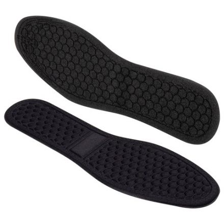 Стельки для обуви c МАССАЖНЫМ ЭФФЕКТОМ, материал HI-POLY, размер RU 39-45 / EU 40-46, с линиями выреза, SHEGRA (ШЕГРА), 700753