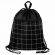 Мешок для обуви BRAUBERG БОЛЬШОЙ, с ручкой, карман на молнии, сетка, 49х41 см, "Checkered", 272404