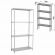 Стеллаж металлический BRABIX "MS KD-180/40-4", 1800х1000х400 мм, 4 полки, сборная стойка, 291115, S240BR144402