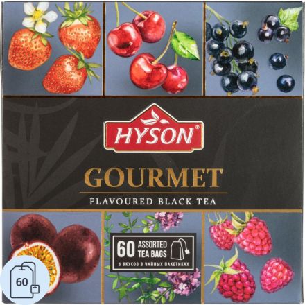 Чай Hyson Gurmet Tea Collection черный 60 пакетиков