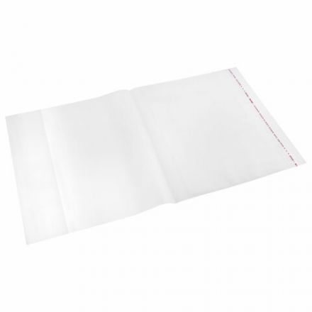 Обложки ПЭ для тетрадей и учебников, НАБОР "20 шт. + 1 шт. в ПОДАРОК", ПЛОТНЫЕ, 100 мкм, универсальные, прозрачные, ЮНЛАНДИЯ, 272709