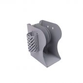 Подставка для книг и учебников раздвижная, со стаканом, серая Подставка для книг и учебников раздвижная, со стаканом, серая