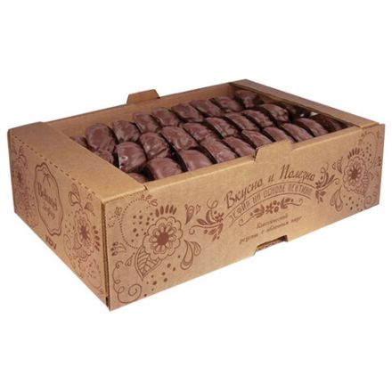 Зефир ЯШКИНО "Ванильный" в шоколадной глазури, 1000 г, картонная коробка, КЗ110 Зефир ЯШКИНО "Ванильный" в шоколадной глазури, 1000 г, картонная коробка, КЗ110