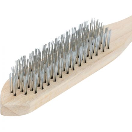 Щетка металлическая 6-рядная с деревянной ручкой Sparta (748265)