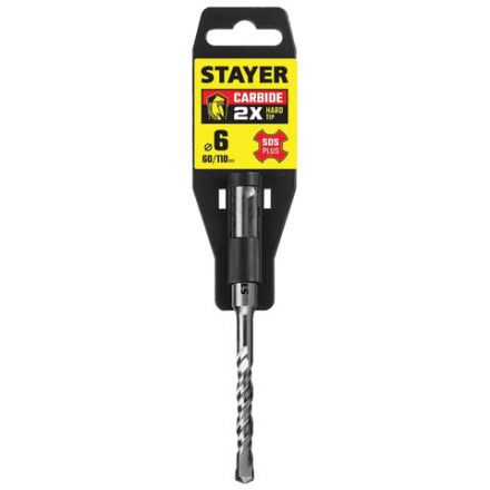 Бур по бетону STAYER 6x110 мм, хвостовик SDS PLUS, 2930-110-06_z02