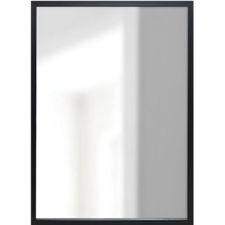 Зеркало МИР_в раме ПЛС 540х30х740 / 500х700 (365007730) черный Зеркало МИР_в раме ПЛС 540х30х740 / 500х700 (365007730) черный