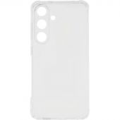 Чехол накладка PERO силикон для Samsung S25 прозрачный усиленный