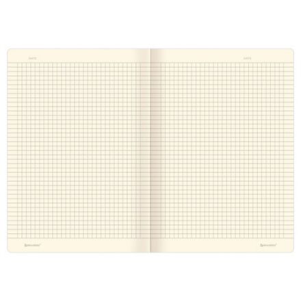 Тетрадь 40 л. в клетку обложка КРАФТ, бежевая бумага 70 г/м2, сшивка, А5 (147х210 мм), SPACE TRAVELER, BRAUBERG, 403760