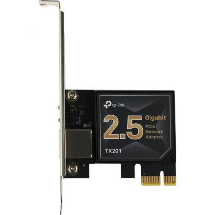 Сетевой адаптер Wi-Fi TP-Link TX201 PCIe 2.1 x 1  2.5 Гигабит