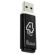 Флеш-диск 4 GB, SMARTBUY Glossy, USB 2.0, черный, SB4GBGS-K