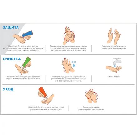 Крем защитный М SOLO Profi для рук гидрофильный 1000 мл