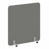 R-line Перегородка на металлических опорах, на роликах DP.R-140-150 Металлик/Серый металл 1400*18*1500