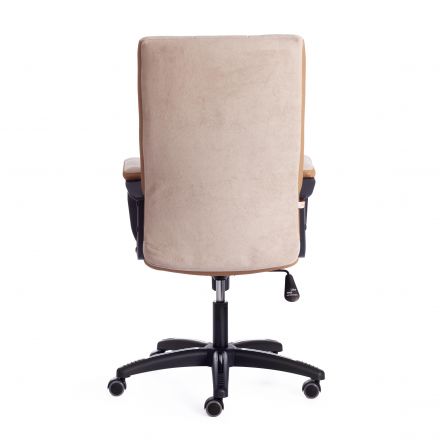 Кресло TRENDY (22) флок/ткань, бежевый/бронза, 7/TW-21